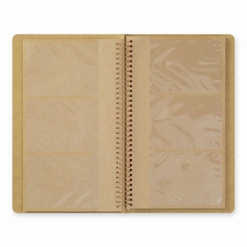 Traveler'S Company Spiral Ring Notebook- Card File- Vertical A5 Slim maxi bundle