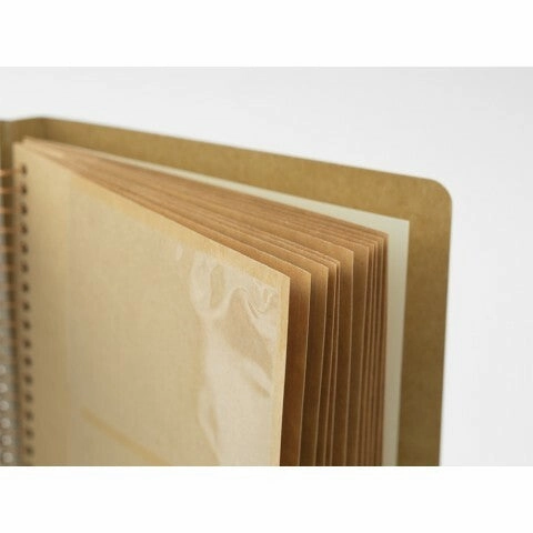Traveler'S Company Spiral Ring Notebook- Card File- Vertical A5 Slim washable