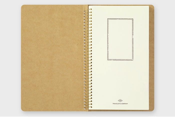sealed set Traveler'S Company Spiral Ring Notebook- Paper Pocket- Vertical A5 Slim