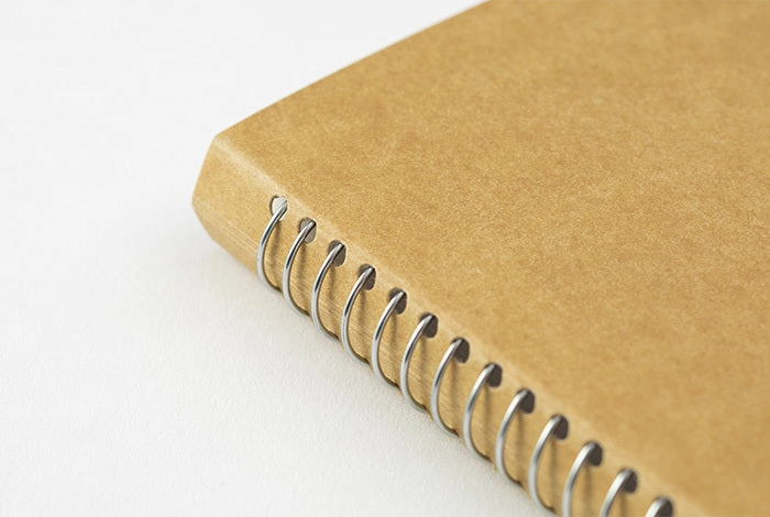 compact pack Traveler'S Company Spiral Ring Notebook- Watercolor Paper- Horizontal B6