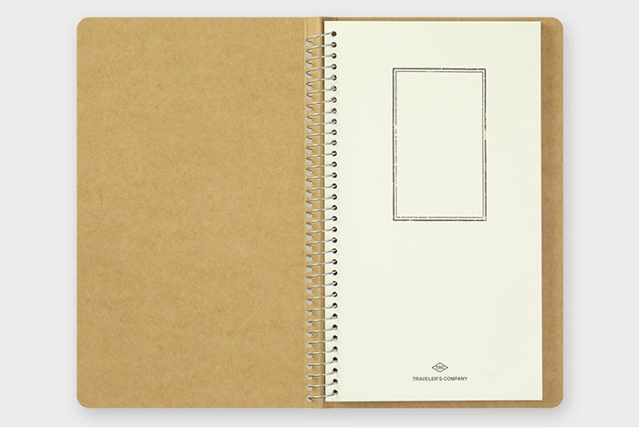 Traveler'S Company Spiral Ring Notebook- Watercolor Paper- Vertical A5 Slim bundle