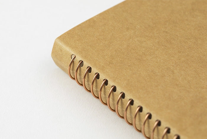 Traveler'S Company Sprial Ring Notebook- Blank Kraft Paper- Vertical A6 Slim superior narrow