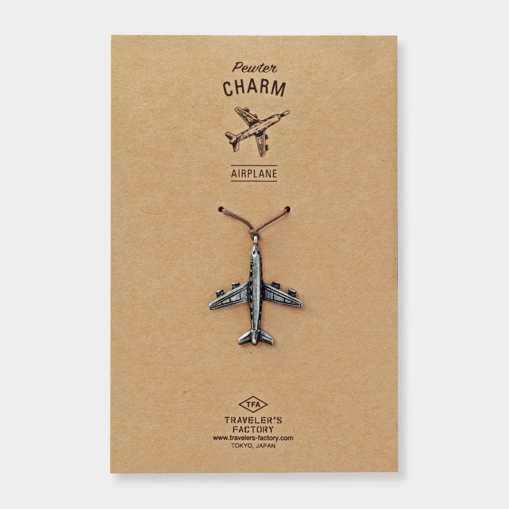 single narrow Traveler'S Factory Partner Shop Charm- Airplane