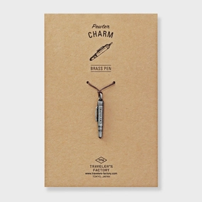 robust Traveler'S Factory Partner Shop Charm- Brass Pen