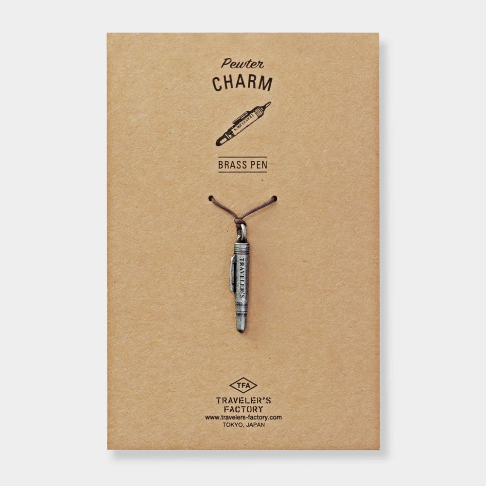 robust Traveler'S Factory Partner Shop Charm- Brass Pen
