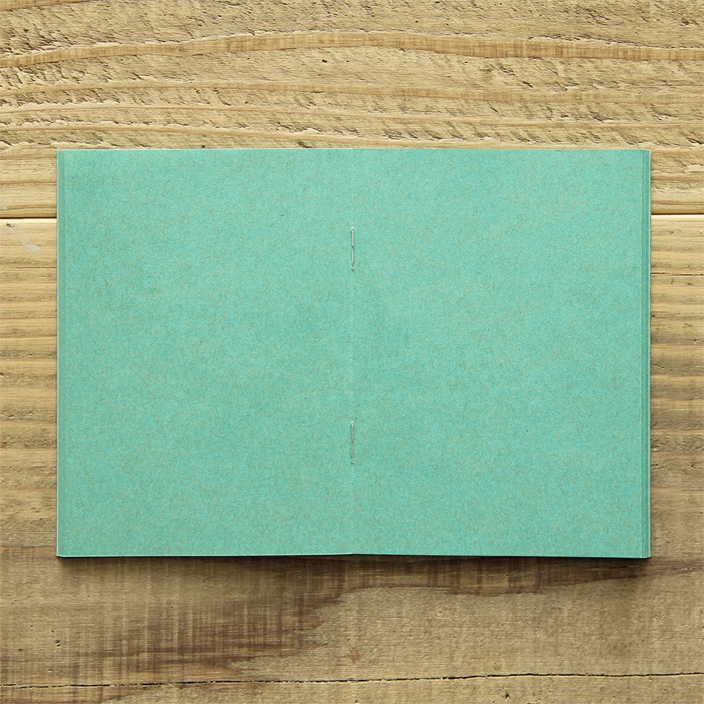 thin Traveler'S Factory Partner Shop Passport Size Turquoise Kraft Paper Notebook