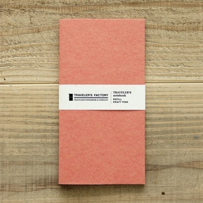 Traveler'S Factory Partner Shop Regular Size Pink Kraft Paper Notebook shockproof