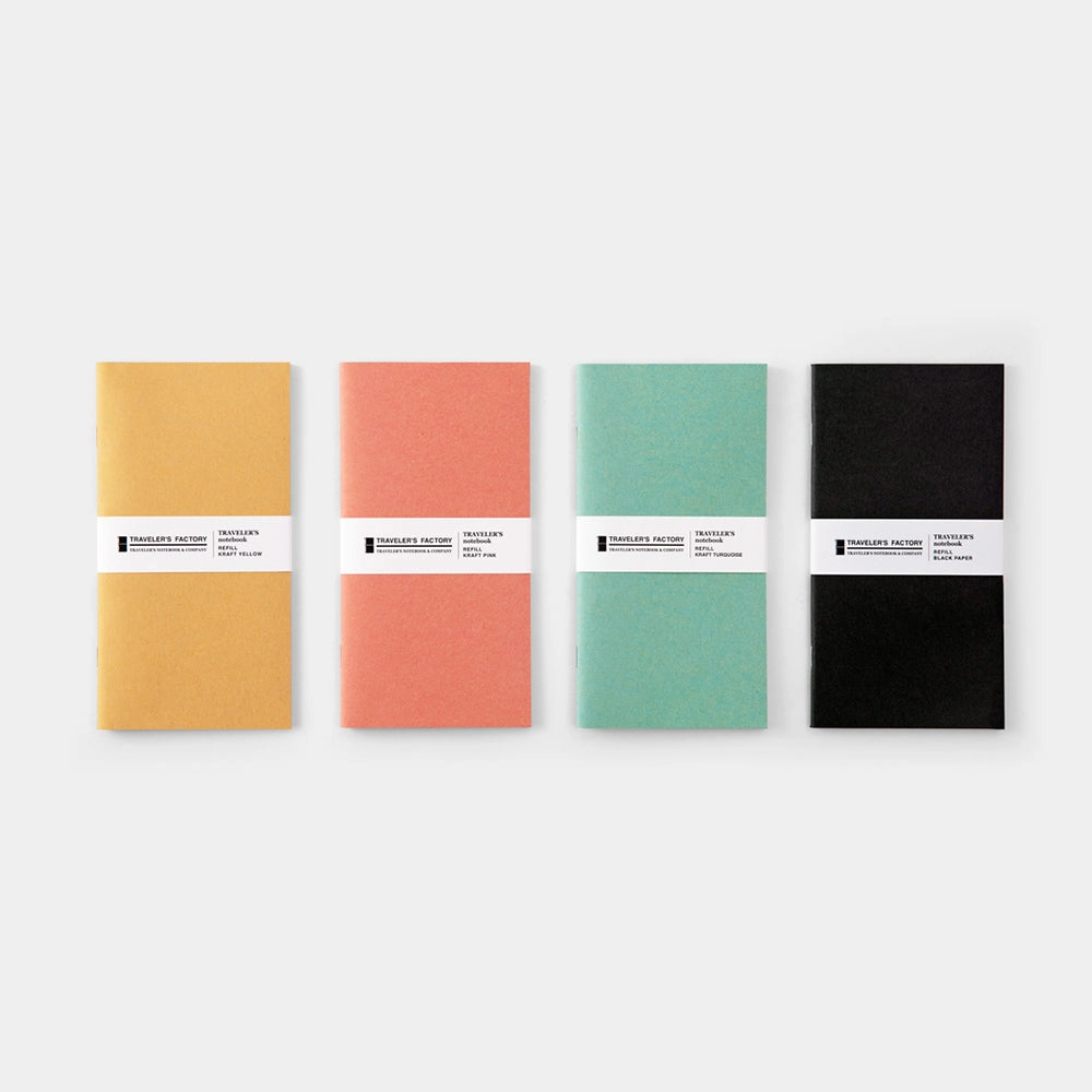 biodegradable budget Traveler'S Factory Partner Shop Regular Size Pink Kraft Paper Notebook