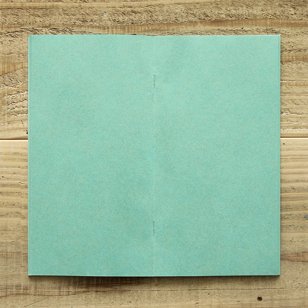 lasting Traveler'S Factory Partner Shop Regular Size Turquoise Kraft Paper Notebook