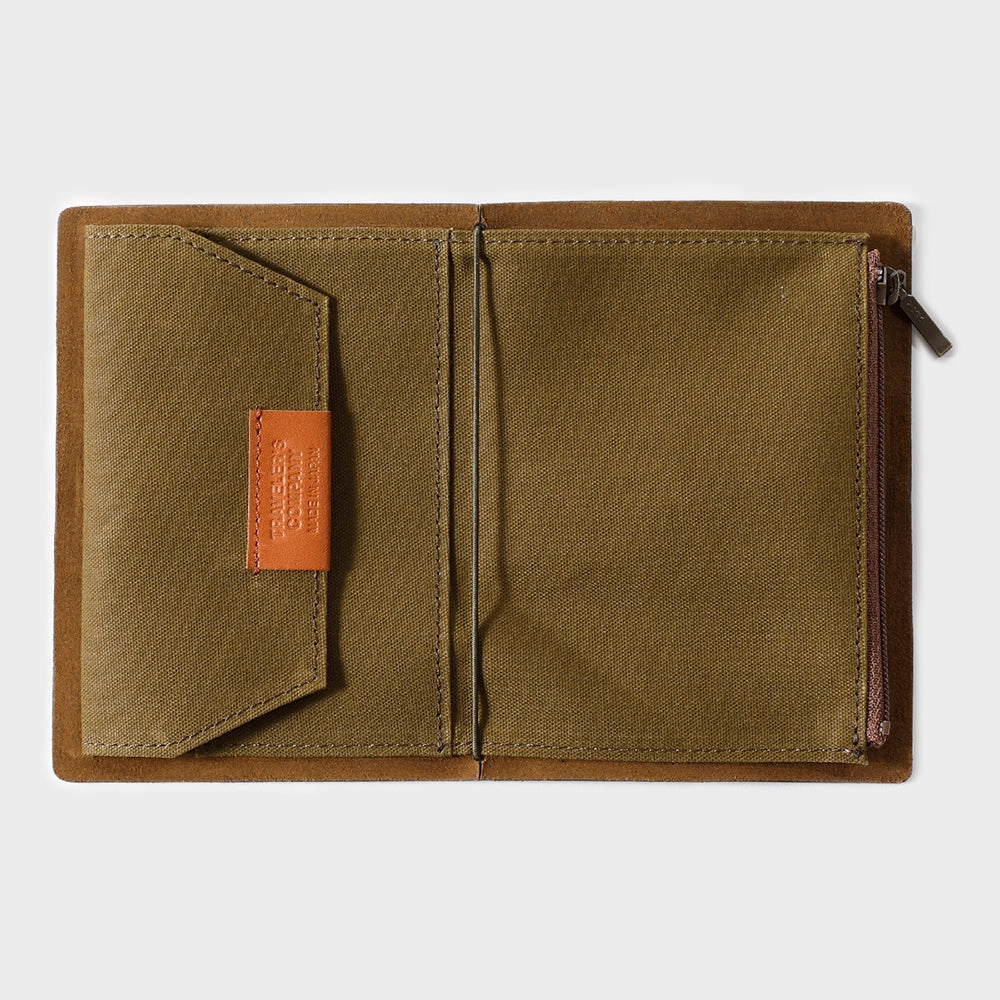 pack springloaded Traveler'S Factory Tf Cotton Zipper Case- Passport Size