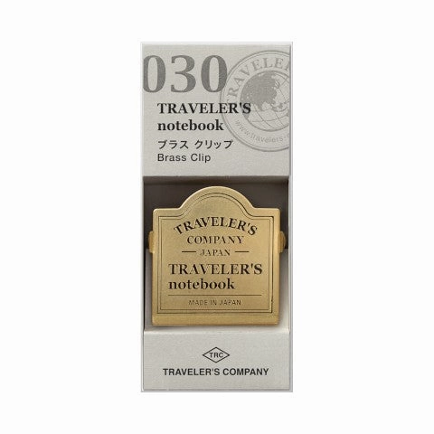 bronze Traveler'S Notebook Brass Notebook Clip