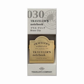 bronze Traveler'S Notebook Brass Notebook Clip