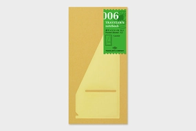 Traveler'S Notebook Refill- Large Pocket Sticker limited resin