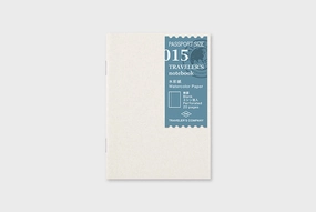 deluxe budget Traveler'S Notebook Refill- Passport Size- Watercolor Paper Notebook