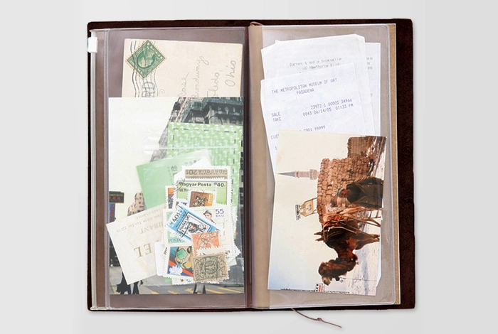 Traveler'S Notebook Refill- Regular Size-  Zipper Pocket classic