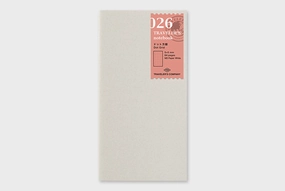 bamboo Traveler'S Notebook Refill- Regular Size- Dot Grid Notebook