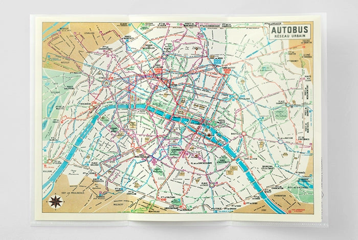 Traveler'S Notebook Refill- Regular Size- Three-Fold File flexible valuable