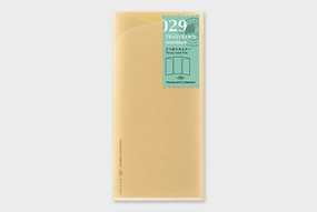 stackable Traveler'S Notebook Refill- Regular Size- Three-Fold File