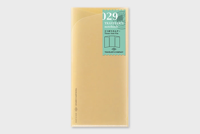 stackable Traveler'S Notebook Refill- Regular Size- Three-Fold File