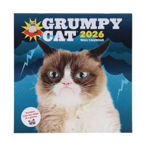 Grumpy Cat 2026 Wall Calendar wrapped