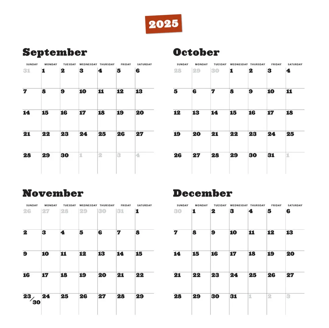 metal Grumpy Cat 2026 Wall Calendar