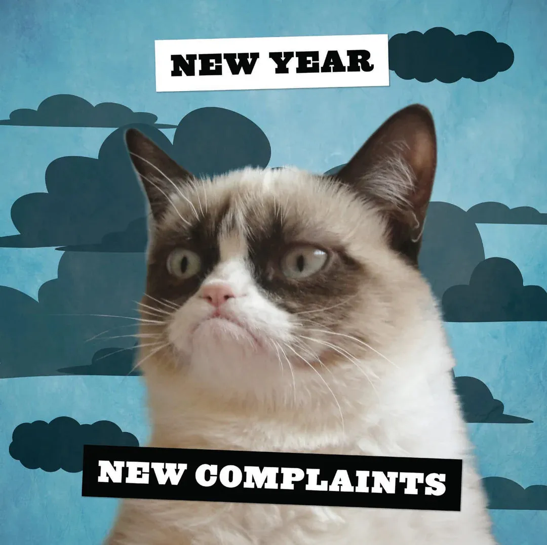 Grumpy Cat 2026 Wall Calendar thin sturdy