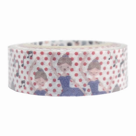 ergonomic limited Ballet Ballerina Polka Dot Washi Tape ? Shinzi Katoh Design