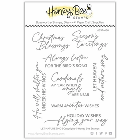 Let Nature Sing - 4X5 Stamp Set synthetic