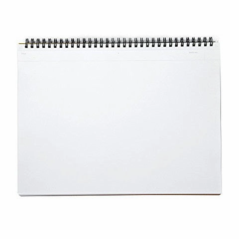 Mnemosyne Spiral Bound N181A A4 Blank Notebook- 11.7X9.3 Inches tall