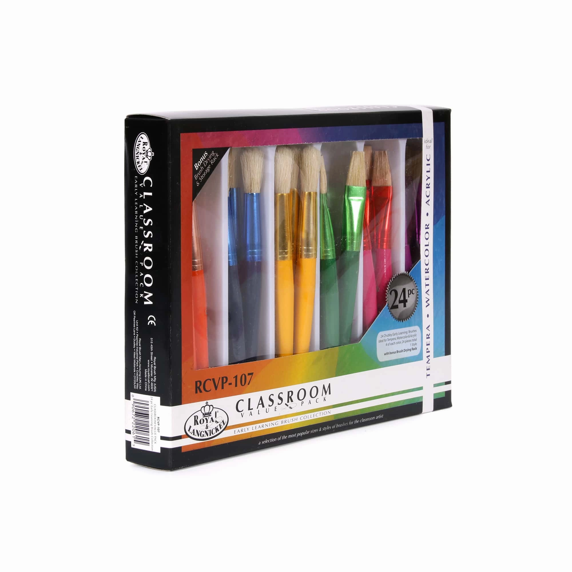 superior muted Set Of 24 Paintbrushes