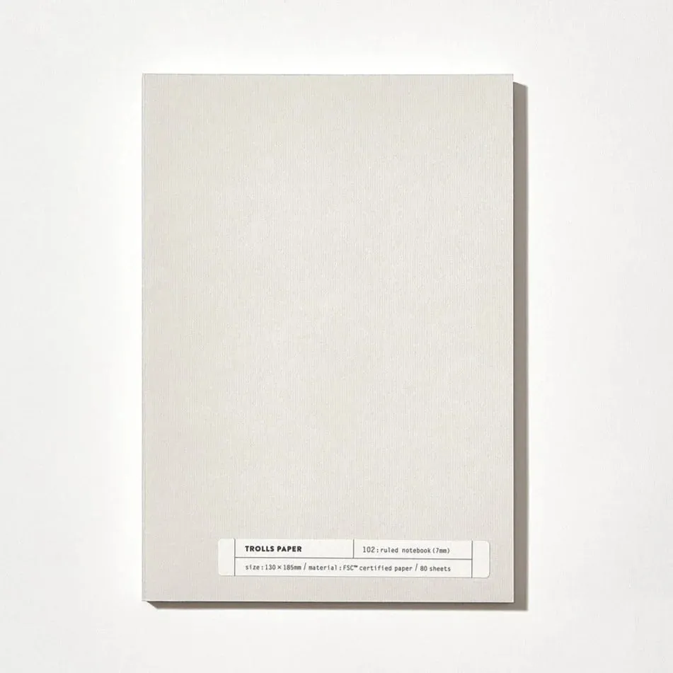robust Trolls Paper Plain Note 102: Ruled Notebook (7Mm)