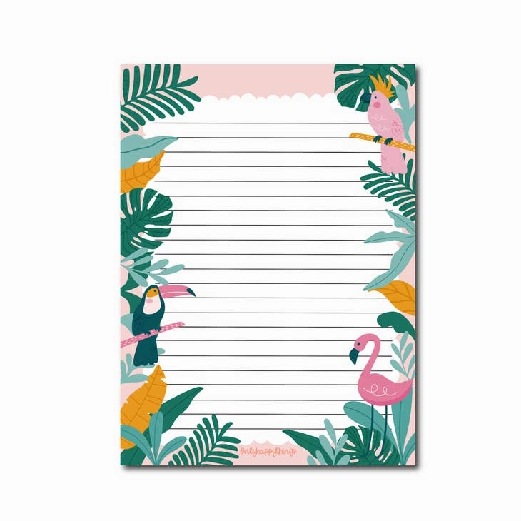 Tropical Summer Notepad A5 kit