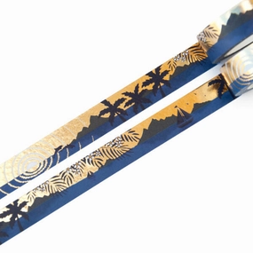 Tropical Sunset Washi Tape retractable