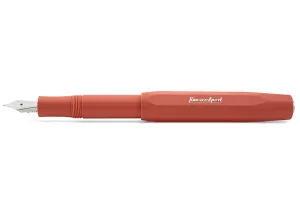 Kaweco Skyline Sport Fox Fountain Pen leather metal