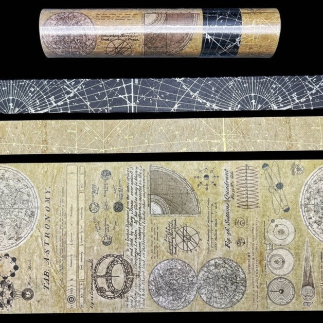 sealed Astronomy Washi Tape Set Of 3