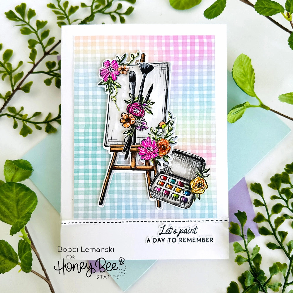 cool single Don'T Worry, Be Crafty - 4"X4" Stamp Set