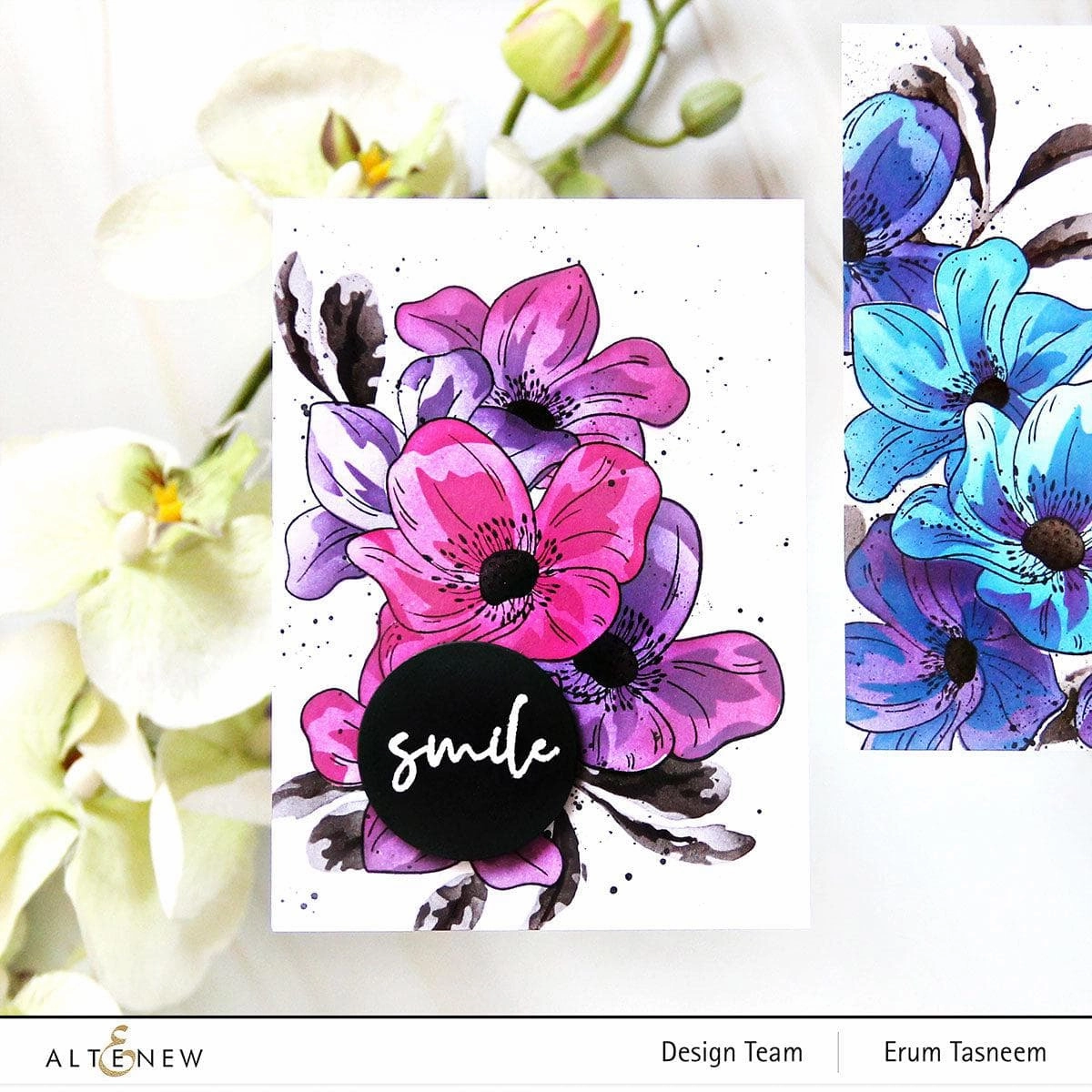 colorful Dynamic Duo: Always Smile Add-On Die Set