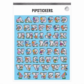 large Mushroom Magic Big Alphabet (5Ct) Stickers