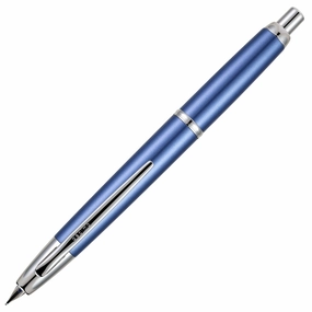 plastic metallic Pilot Vanishing Point Decimo Light Blue Fountain Pen