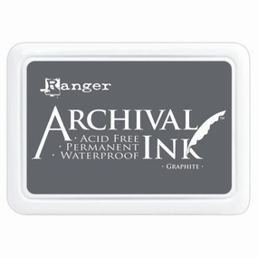 Ranger Archival Ink Pad - Graphite versatile reliable