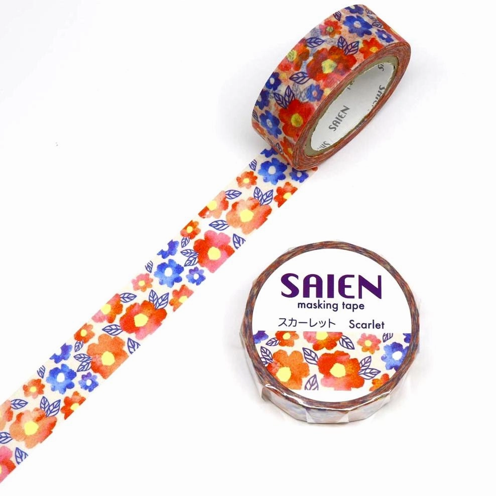 Scarlet Washi Tape Saien plastic bundle