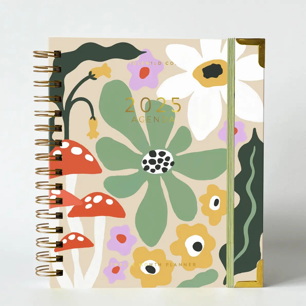 Twelve Month 2025 Spiral Yearly Planner collectible