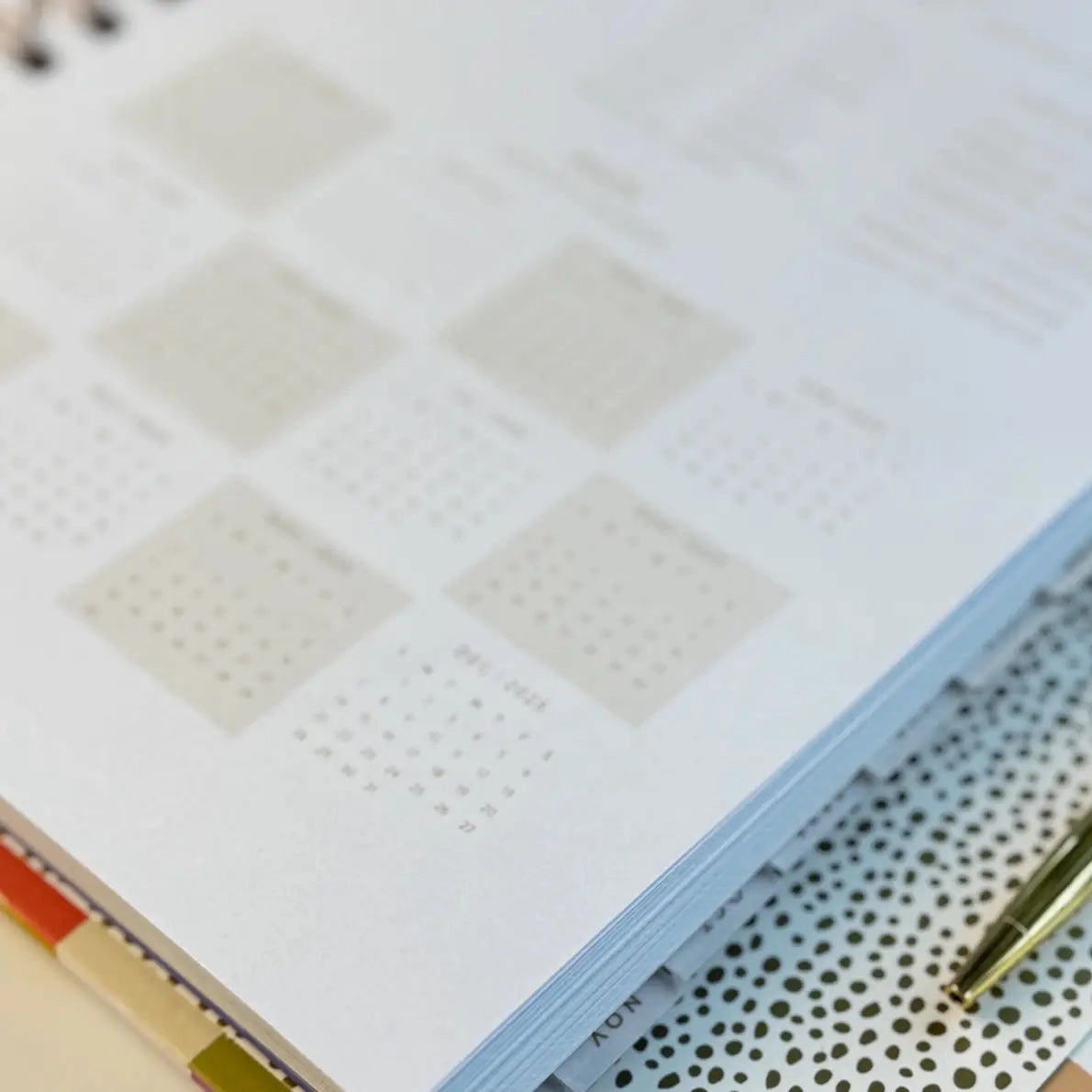eco Twelve Month 2025 Spiral Yearly Planner
