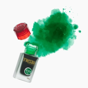 steel trendy Twsbi 1791 Forest Green Ink 18Ml
