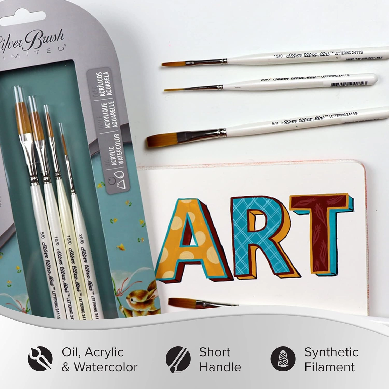 Ultra Mini? Lettering 4Pc Set lasting