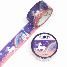 Unicorn Washi Tape Saien portable top