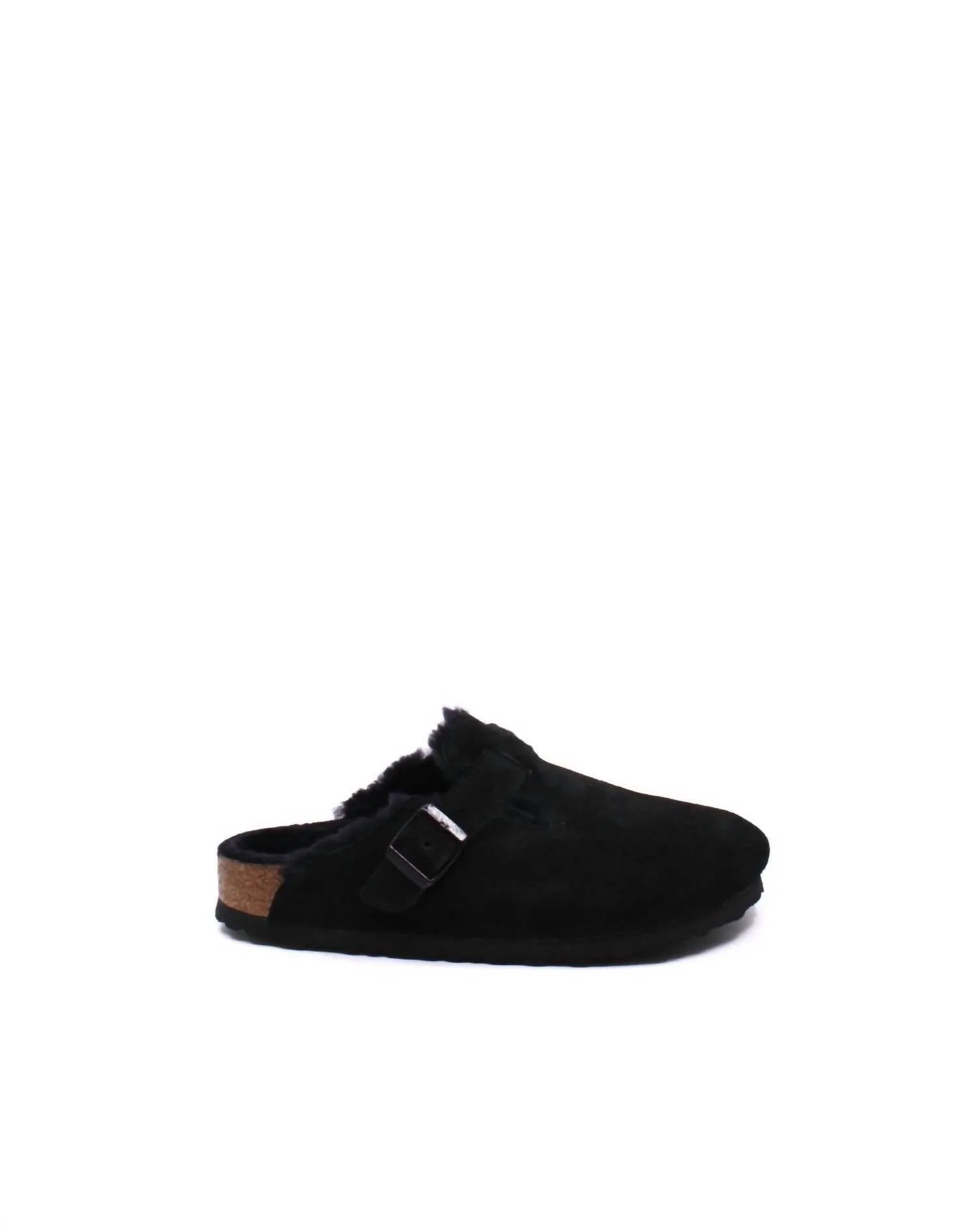 Unisex - Boston Shearling Clog - Schmal in Schwarz