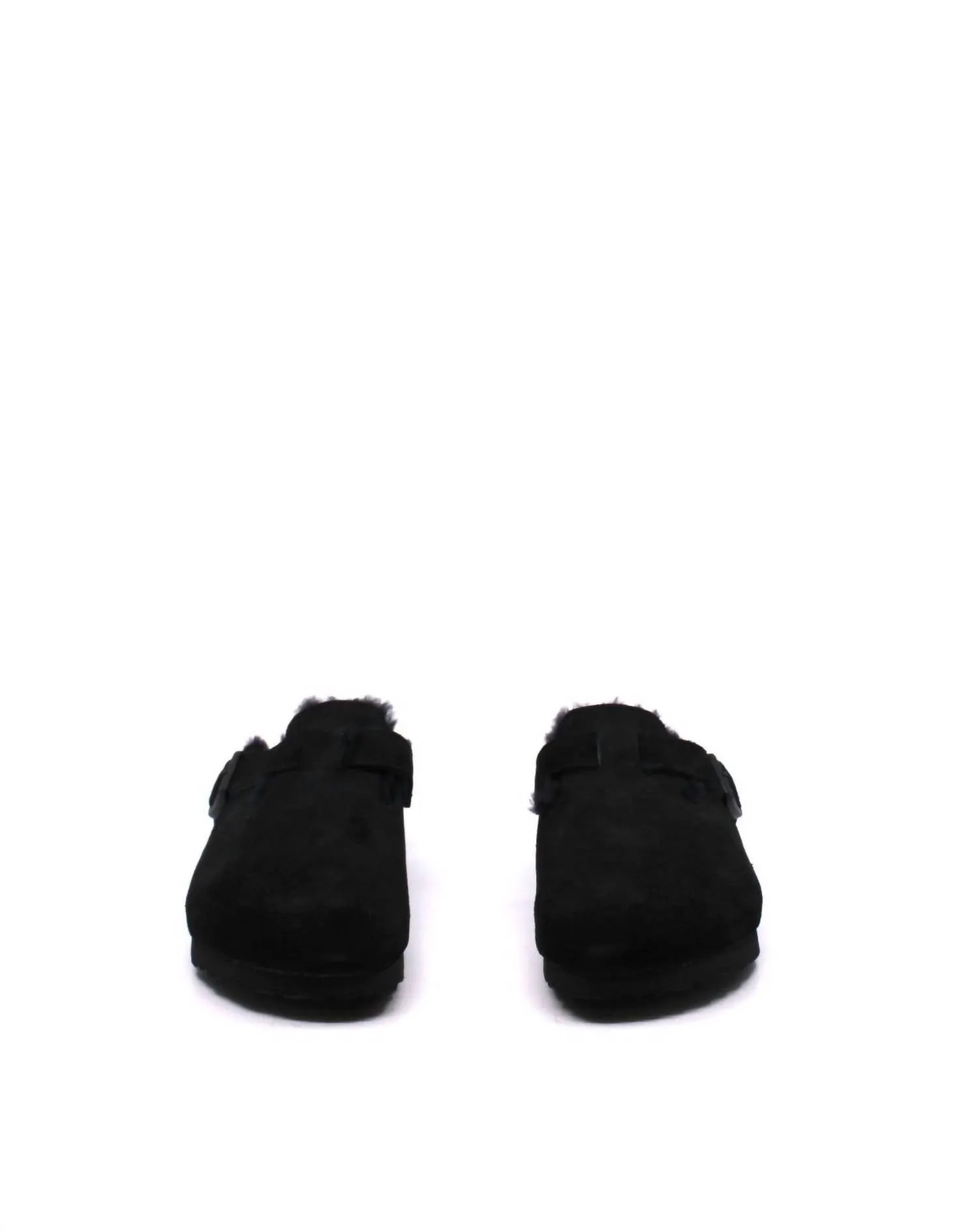 Unisex - Boston Shearling Clog - Schmal in Schwarz