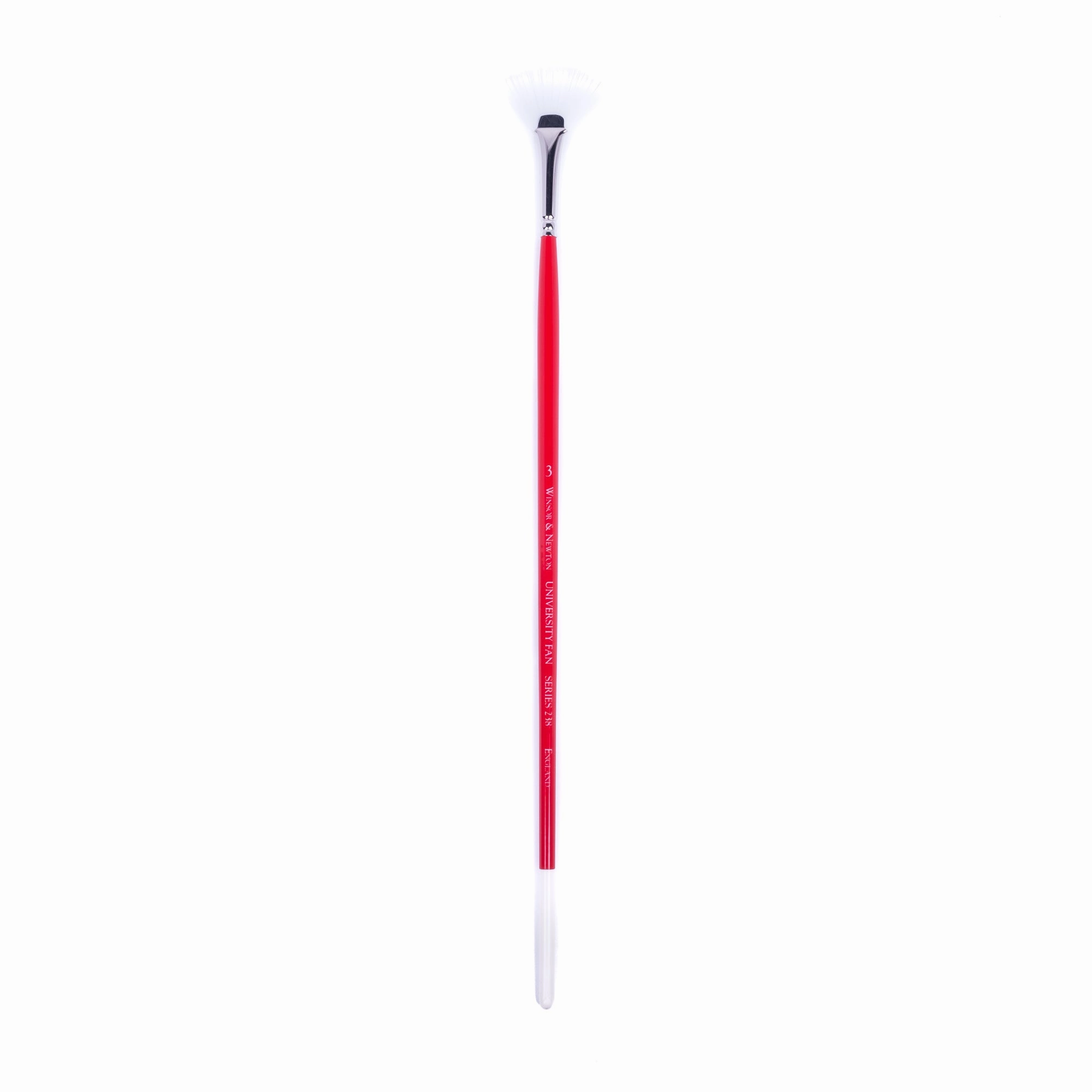 bronze University Synthetic Bristled Fan Paintbrush