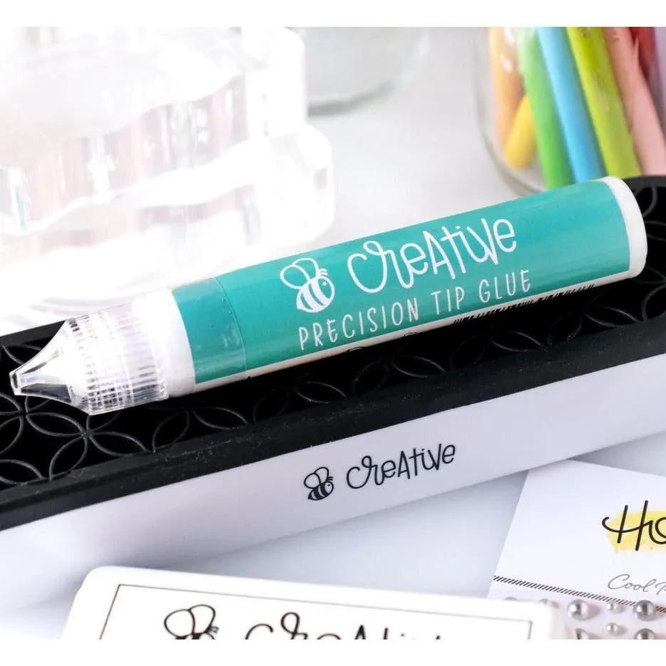 Bee Creative Easy Squeeze Precision Tip Glue - Dries Clear resilient